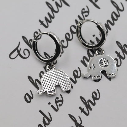 Elephant Earrings Lucky Baby Earrings-Jewearrings