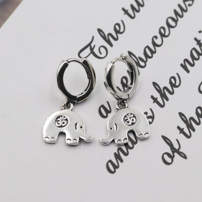 Elephant Earrings Lucky Baby Earrings-Jewearrings