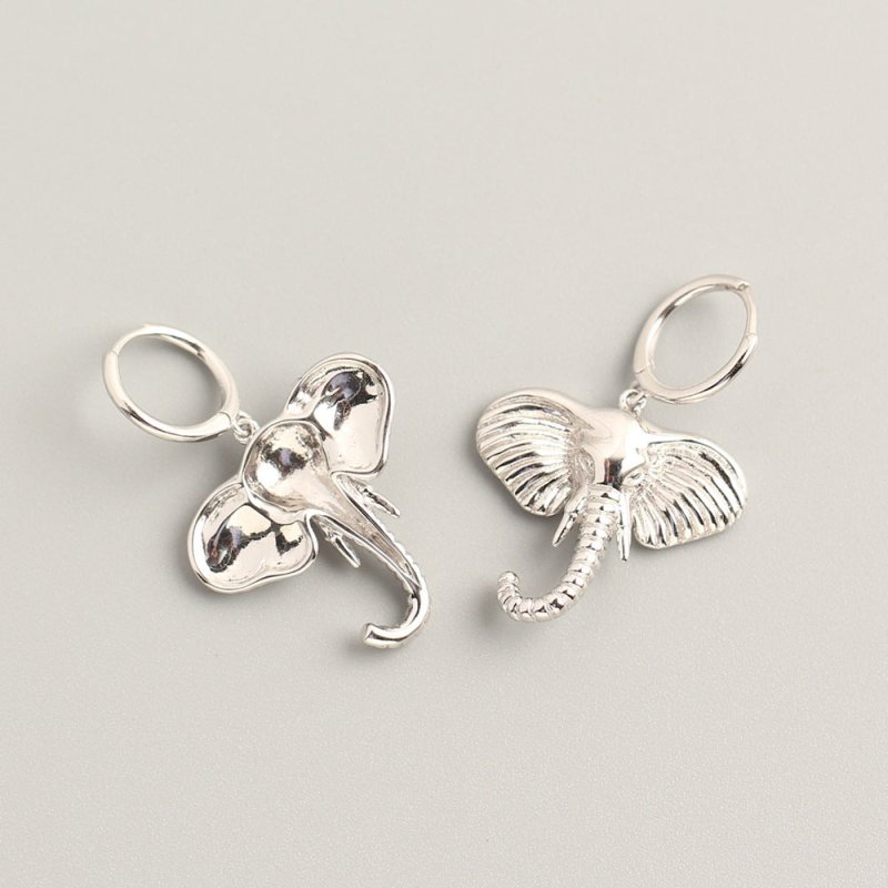 Elephant Earrings S925 Silver Earrings-Jewearrings