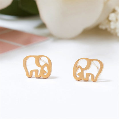 Elephant Earrings Simple Stylish Earrings-Jewearrings