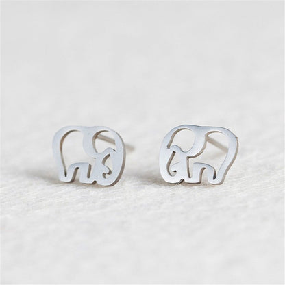 Elephant Earrings Simple Stylish Earrings-Jewearrings