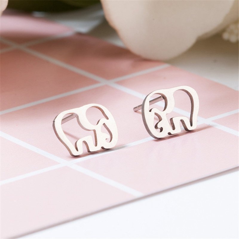 Elephant Earrings Simple Stylish Earrings-Jewearrings