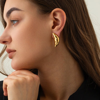 Emberly Gold Earrings-Jewearrings