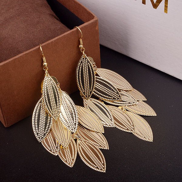 Ethnic Metal Hoop Earrings Women's Jewelry-Jewearrings