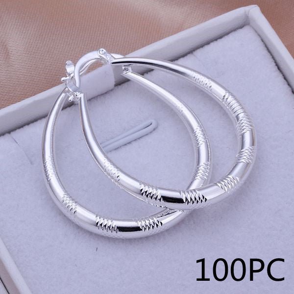 European And American Creative Ear Hoop Earrings-Jewearrings