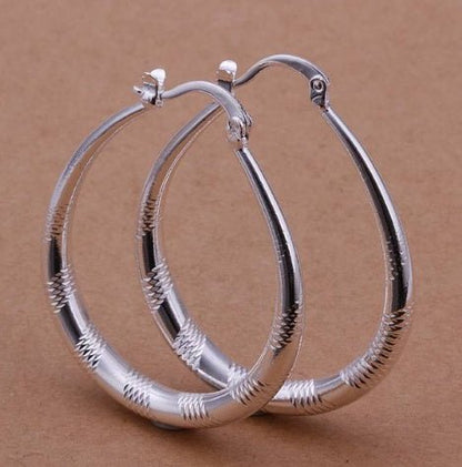 European And American Creative Ear Hoop Earrings-Jewearrings