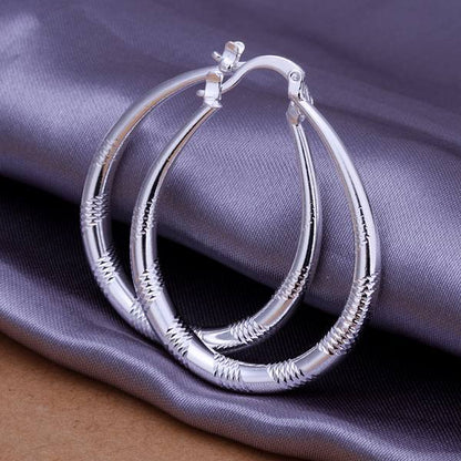 European And American Creative Ear Hoop Earrings-Jewearrings