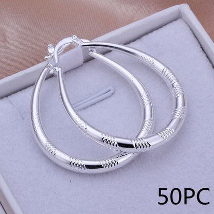 European And American Creative Ear Hoop Earrings-Jewearrings