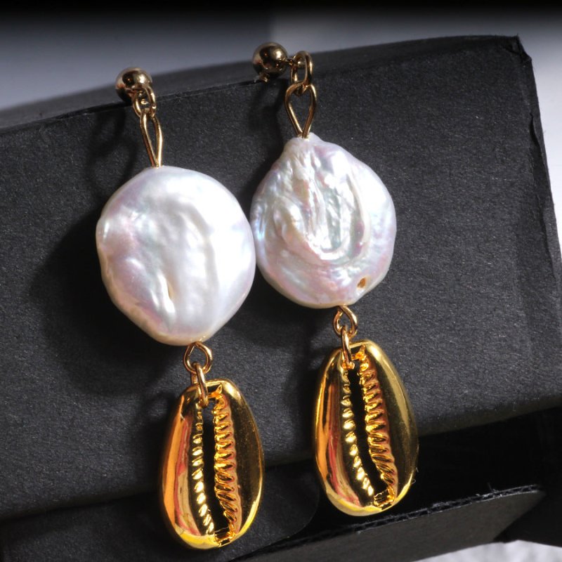 European And American Design Sense Baroque Pearl Earrings Female New Trendy Niche Temperament Fashion-Jewearrings