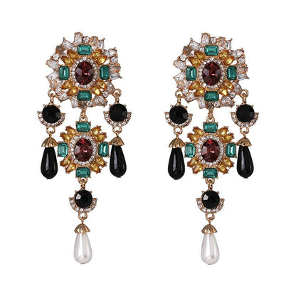 European And American Style Fashion Exaggerated Big Earrings-Jewearrings