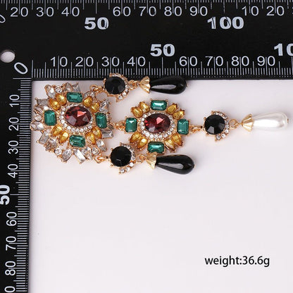 European And American Style Fashion Exaggerated Big Earrings-Jewearrings