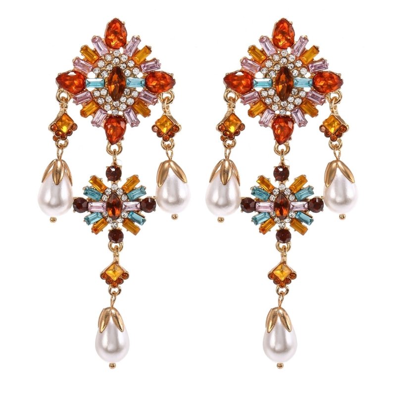 European And American Style Fashion Exaggerated Big Earrings-Jewearrings