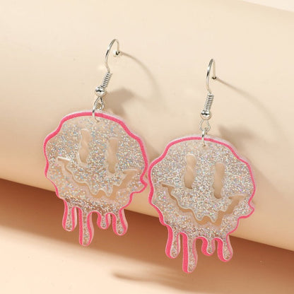 Exaggerated Acrylic Irregular Earrings Ins Wind-Jewearrings