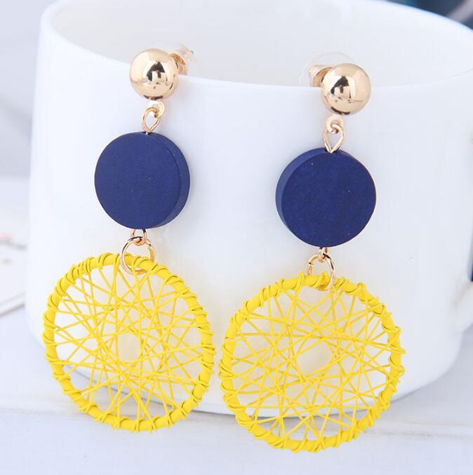 Exaggerated big circle earrings-Jewearrings