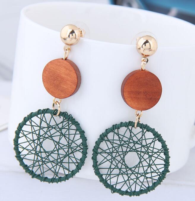 Exaggerated big circle earrings-Jewearrings