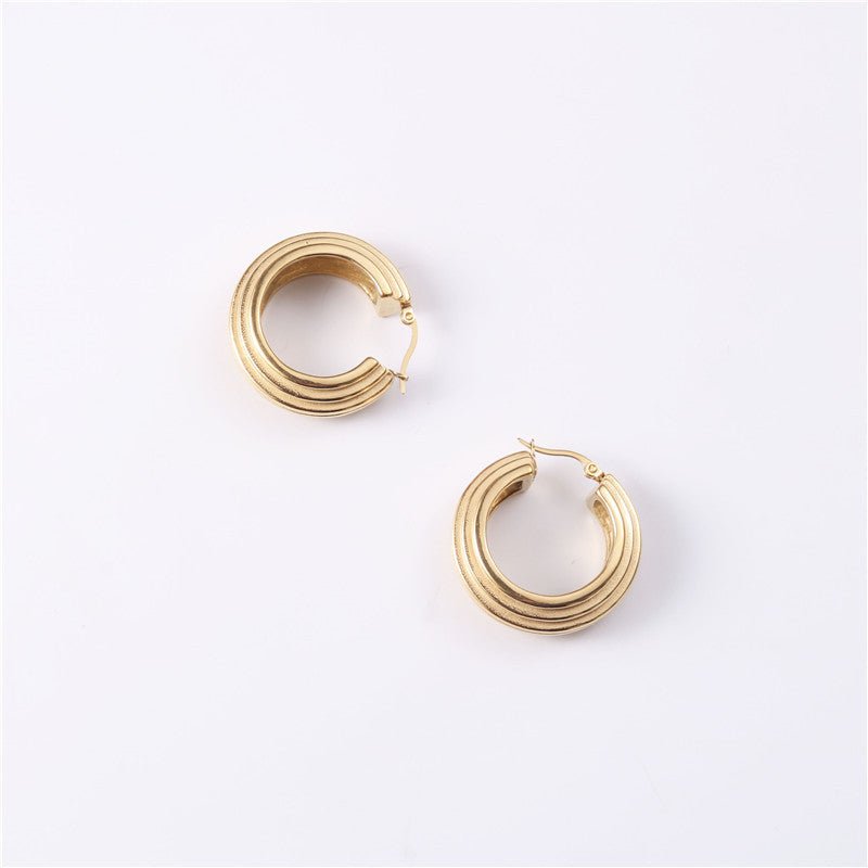 Exaggerated big earrings female temperament big earrings-Jewearrings