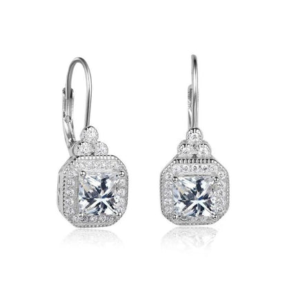 Exaggerated earrings s925 sterling silver diamond high-end stud earrings-Jewearrings