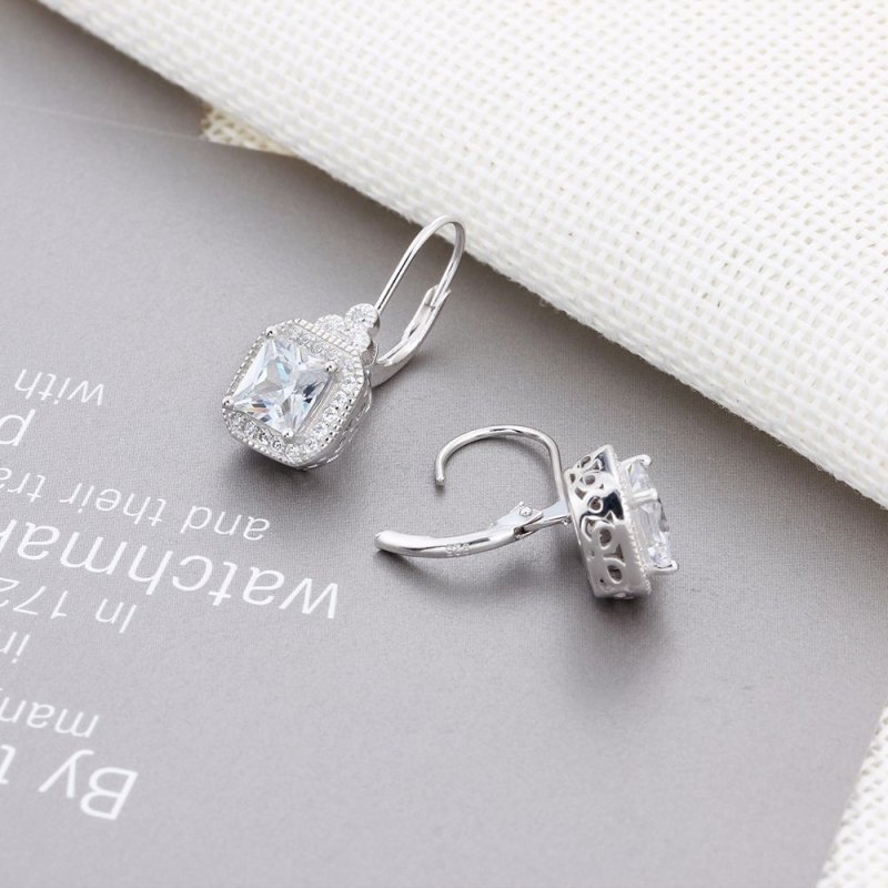 Exaggerated earrings s925 sterling silver diamond high-end stud earrings-Jewearrings