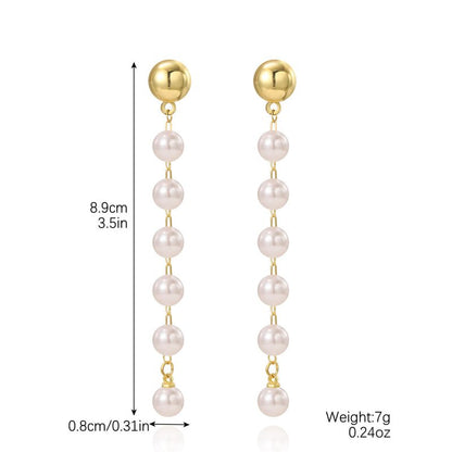 Exaggerated Irregular Baroque Pearl Earrings-Jewearrings