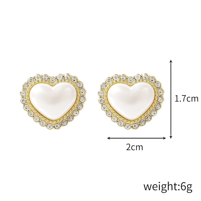 Exaggerated Irregular Baroque Pearl Earrings-Jewearrings