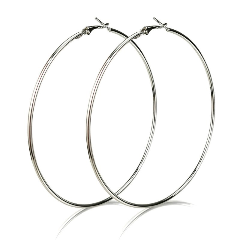 Exaggerated Popular Jewelry Large Hoop Earrings Diameter 90mm-Jewearrings