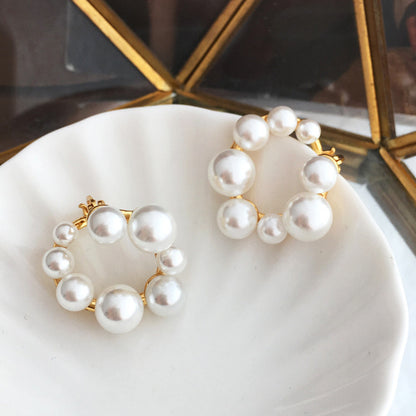 Women's Fashion Temperament Vintage Pearl Earrings-Jewearrings