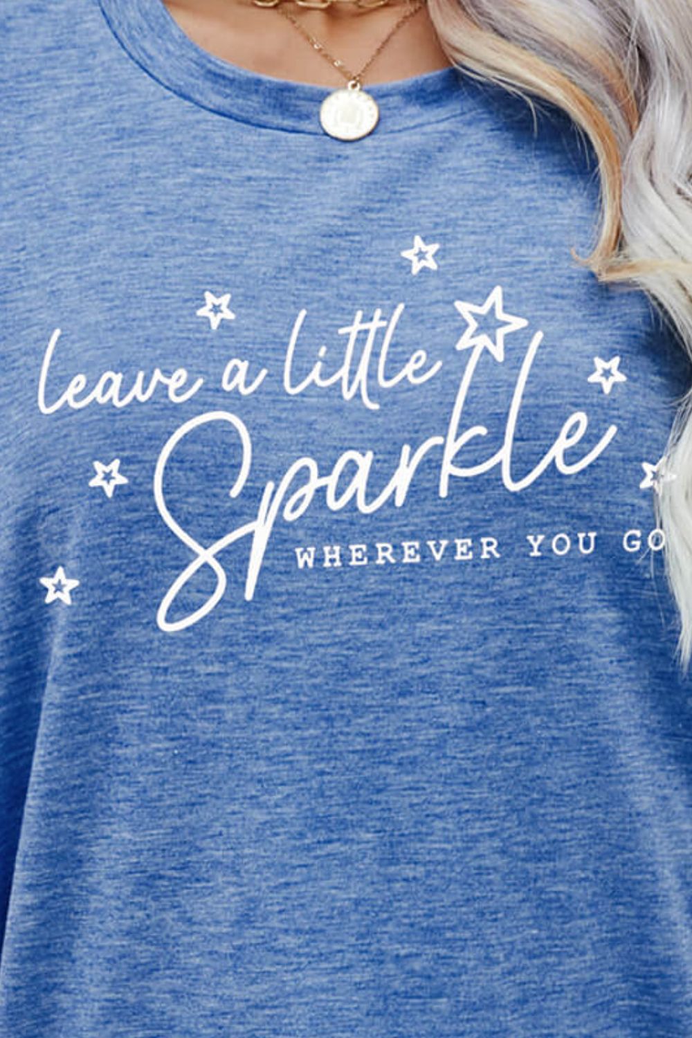 LEAVE A LITTLE SPARKLE WHEREVER YOU GO Tee Shirt-Jewearrings