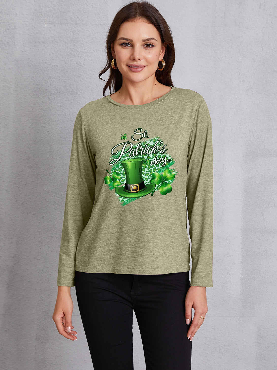 ST. PATRICK'S DAY Round Neck T-Shirt-Jewearrings