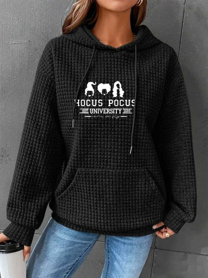 HOCUS POCUS Graphic Hoodie with Front Pocket-Jewearrings