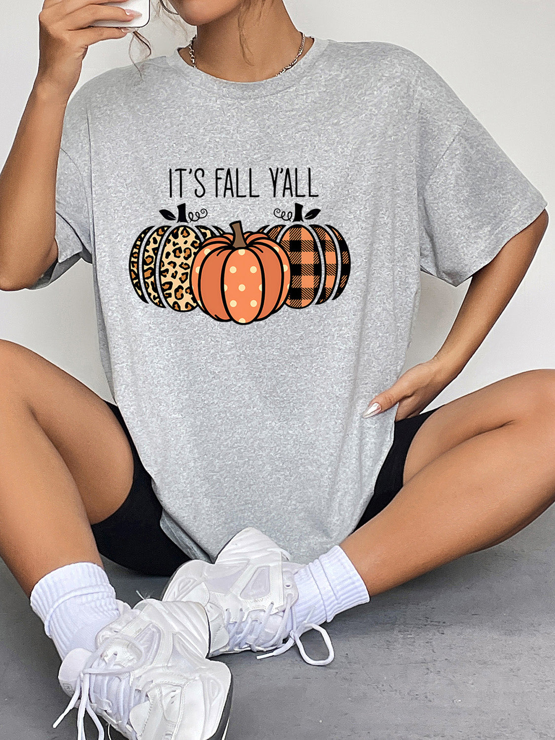 IT'S FALL Y'ALL Graphic T-Shirt-Jewearrings