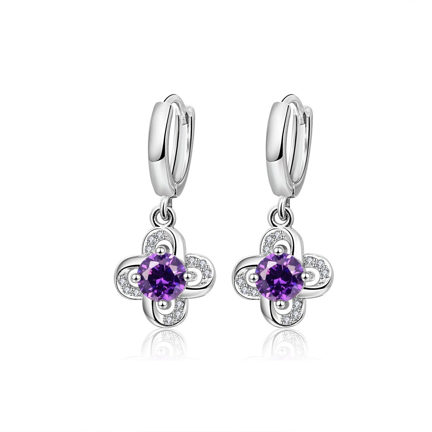 Female S925 Sterling Silver Earrings-Jewearrings