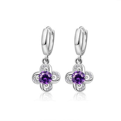 Female S925 Sterling Silver Earrings-Jewearrings