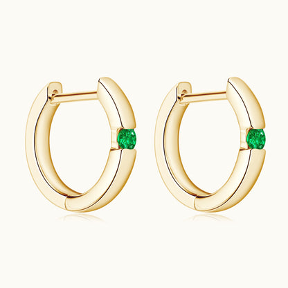 Women's Fashionable All-match Emerald Earrings-Jewearrings