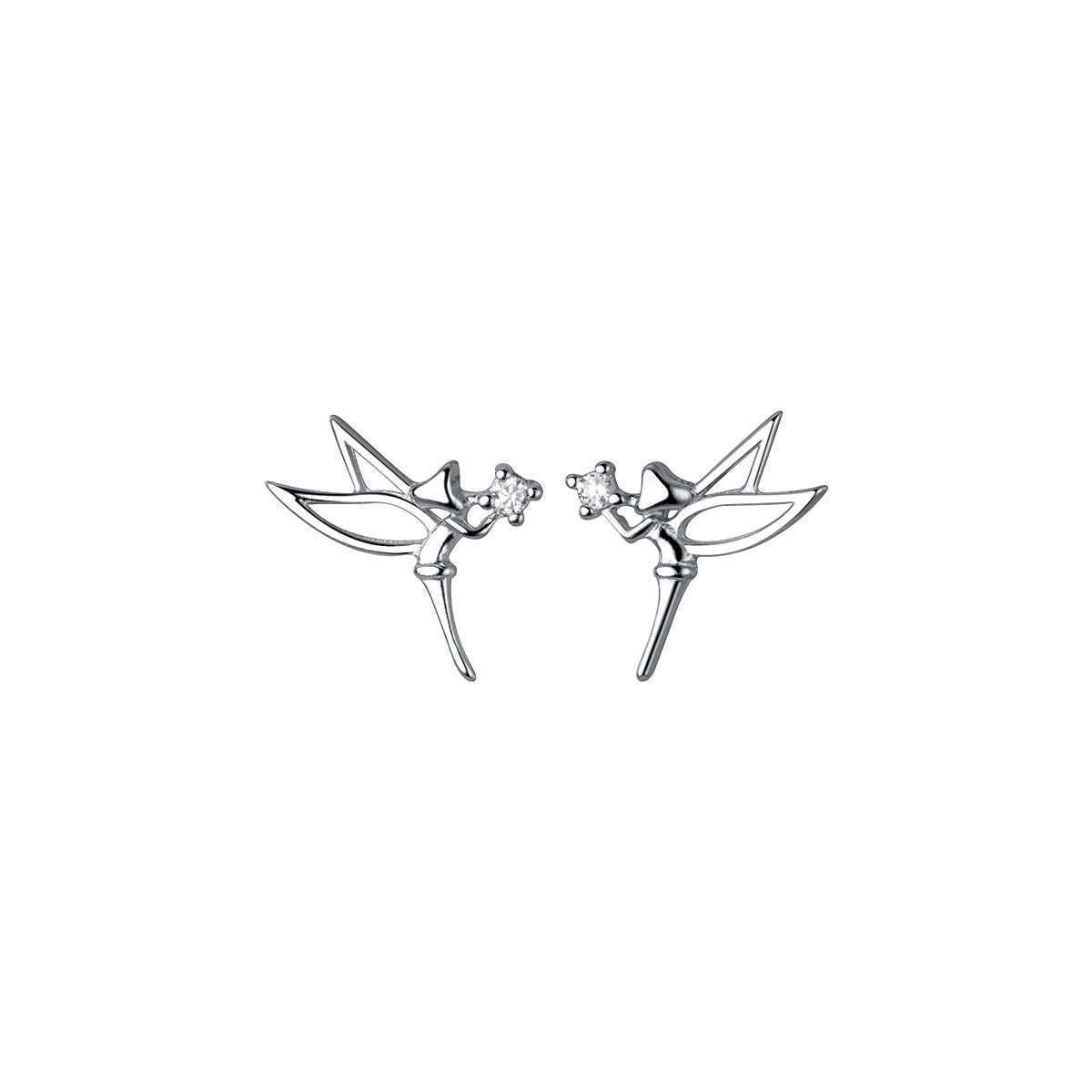 Women's Fashion Simple Geometric Sterling Silver Stud Earrings-Jewearrings