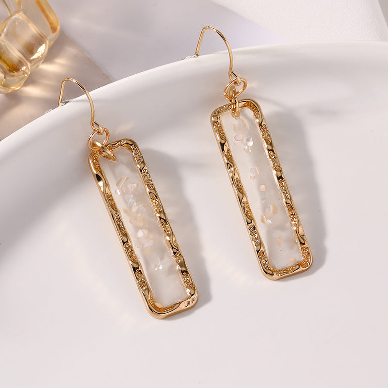 Temperament Earrings Sterling Silver Cold Wind Female-Jewearrings