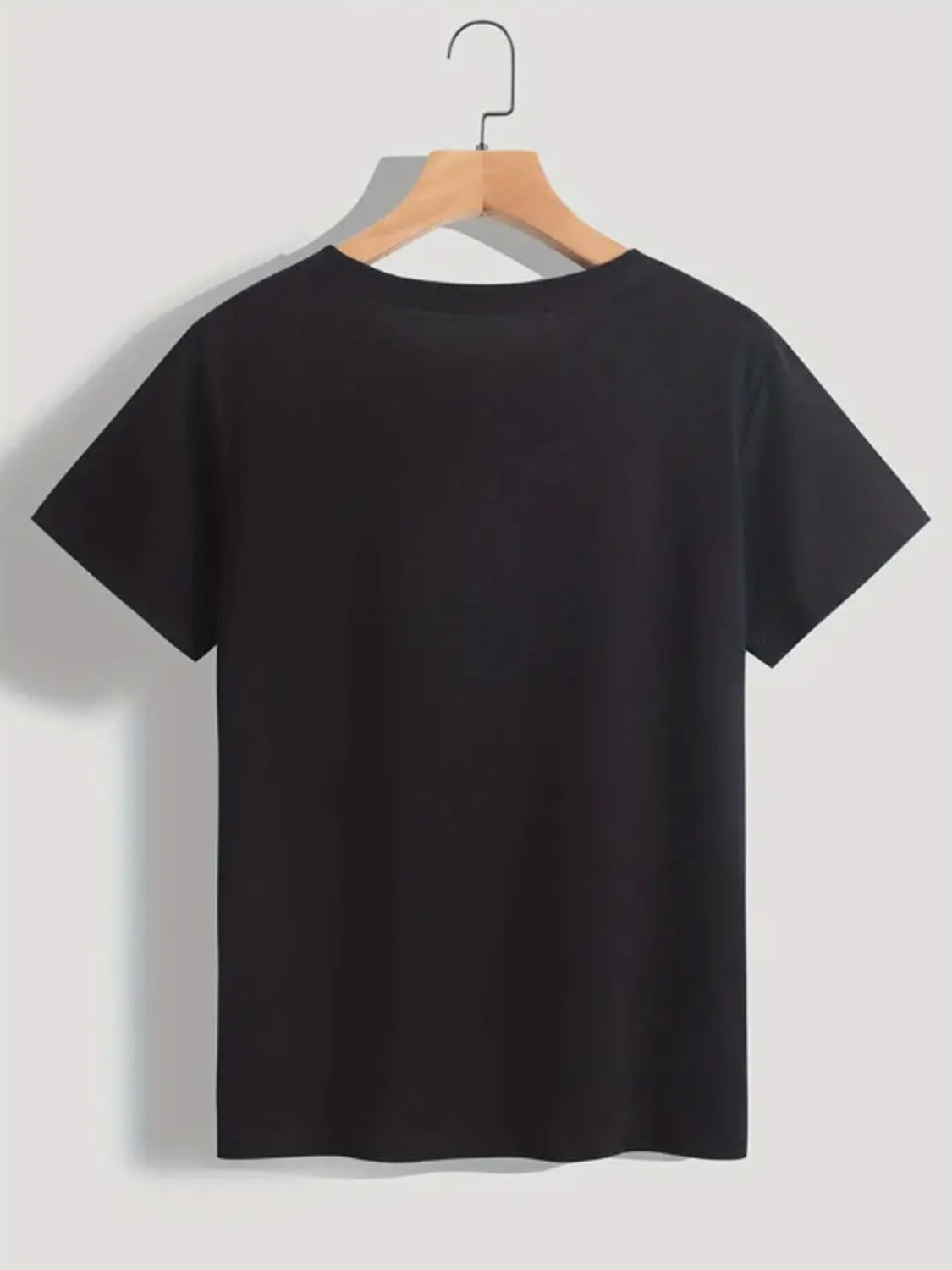 Graphic Round Neck Short Sleeve T-Shirt-Jewearrings