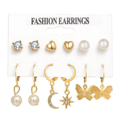 Pearl Earrings Unique Temperament Earrings Women-Jewearrings