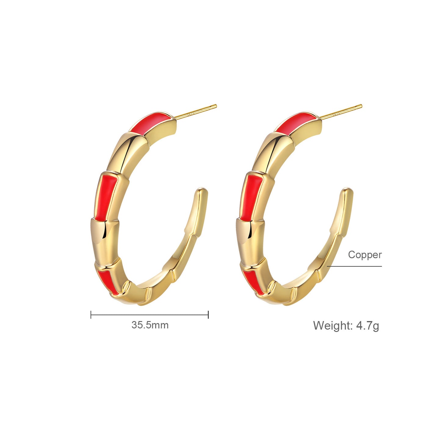 Clip Without Pierced Earrings Female Simple Earrings-Jewearrings