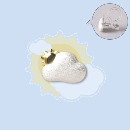 S925 Sterling Silver Sun Mood Weather Stud Earrings-Jewearrings