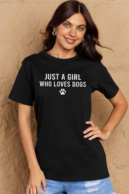 Simply Love Full Size Dog Paw Graphic Cotton T-Shirt-Jewearrings