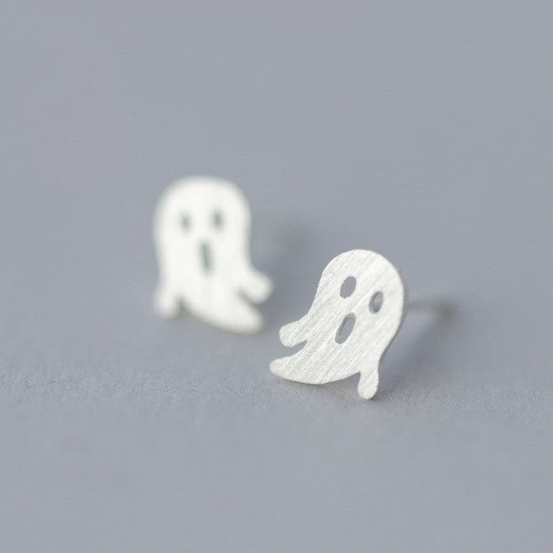 S925 Silver Girl Wraith Wraith Earrings With Cute Personality-Jewearrings