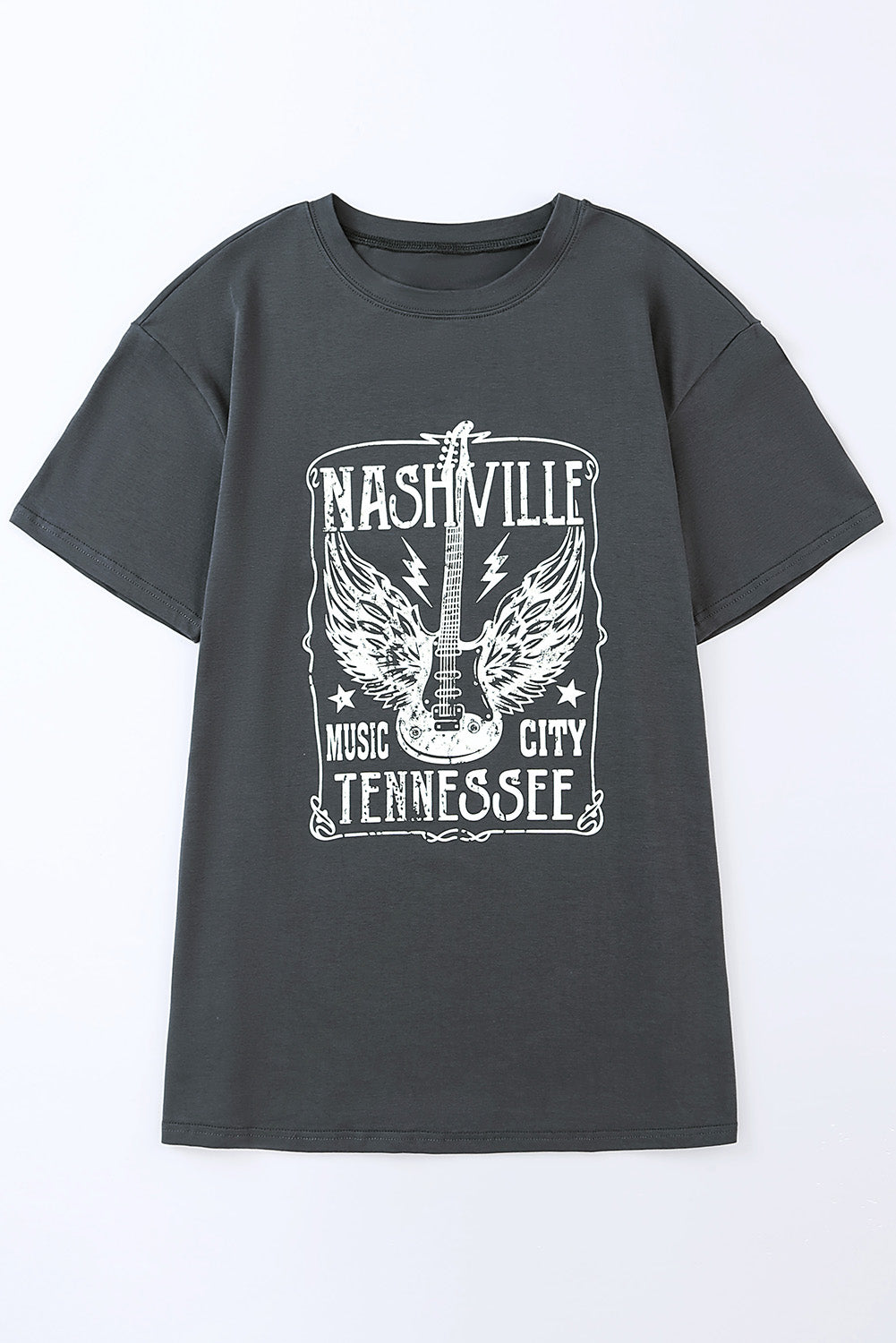 NASHVILLE MUSIC CITY TENNESSEE Graphic T-Shirt-Jewearrings