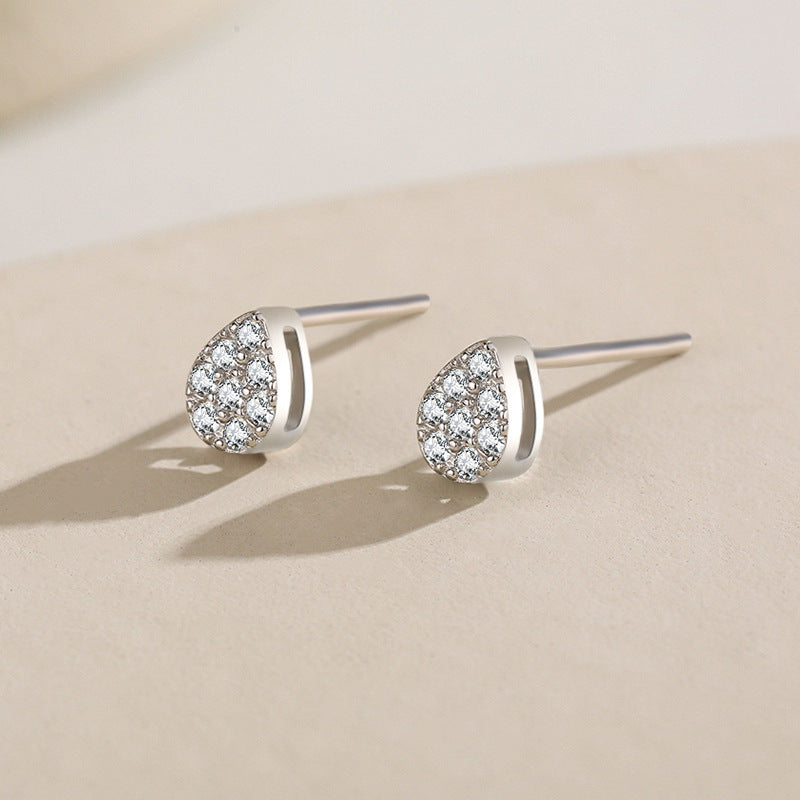 S925 Sterling Silver Classic Mini Drop Earrings-Jewearrings