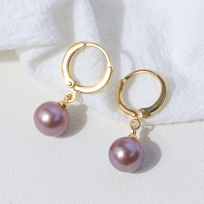 Fashion 14K Gold Freshwater Pearl Earrings-Jewearrings