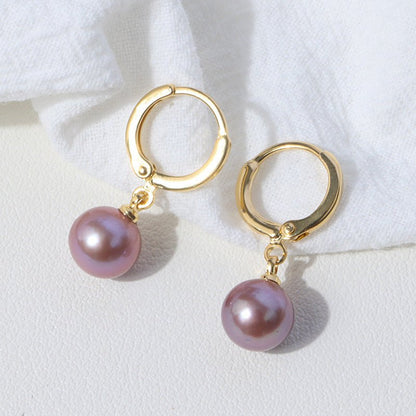 Fashion 14K Gold Freshwater Pearl Earrings-Jewearrings