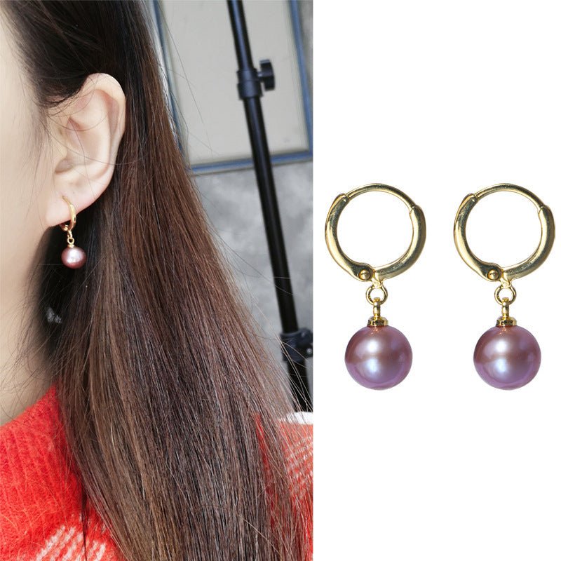 Fashion 14K Gold Freshwater Pearl Earrings-Jewearrings