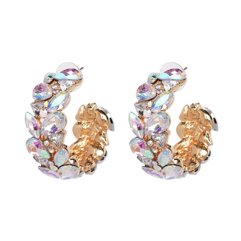 Fashion Accessories New Diamond Stud Earrings-Jewearrings