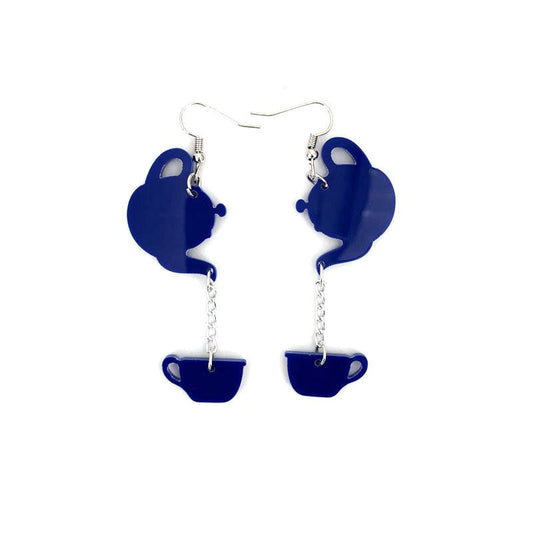 Fashion Acrylic Teapot Long Women's Earrings-Jewearrings