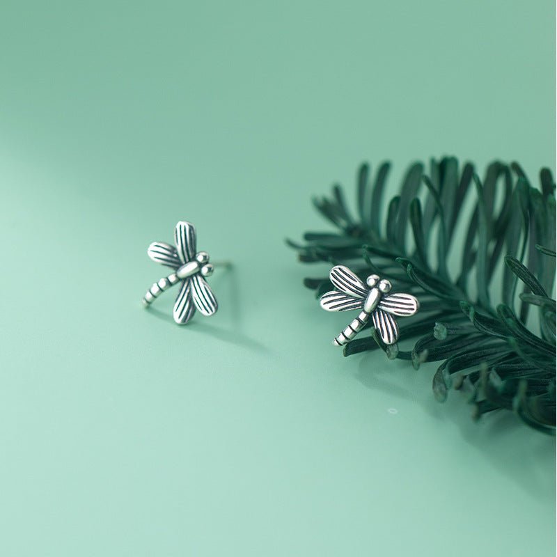 Fashion And Simple Temperament Dragonfly Earrings-Jewearrings