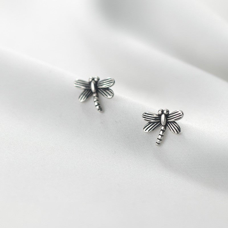 Fashion And Simple Temperament Dragonfly Earrings-Jewearrings